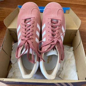 ADIDAS LIKE NEW Rose Gazelle  Size 7 Womens Shoes